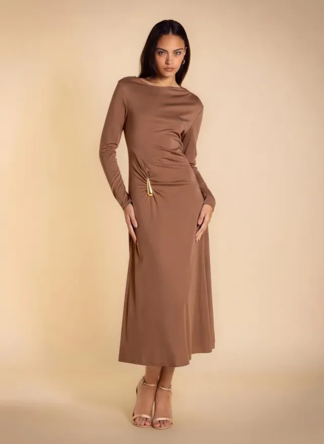 FITTED MIDI DRESS
