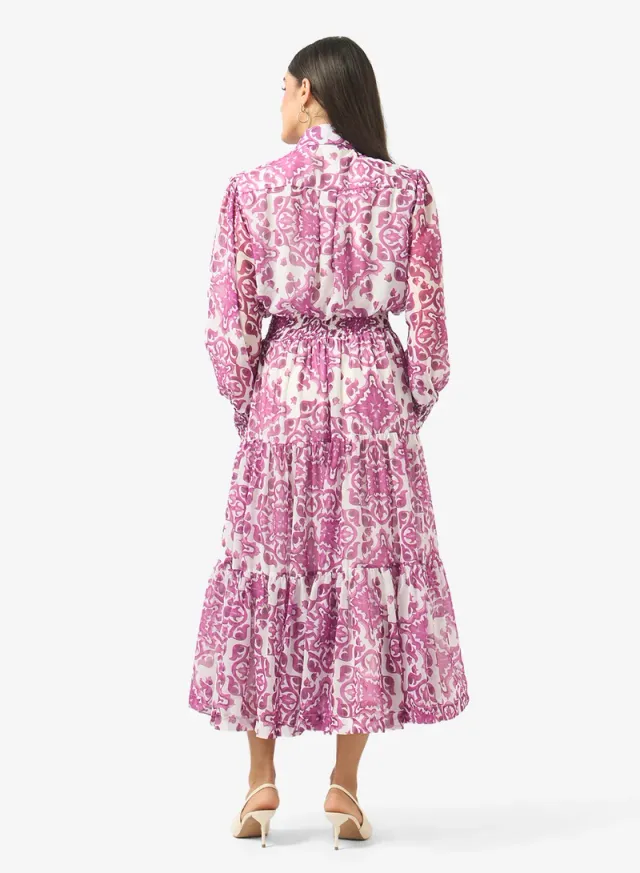 Printed Maxi Dress – صورة 2