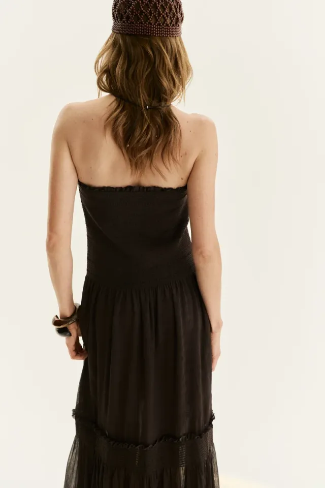 Smocked bandeau dress – image 5