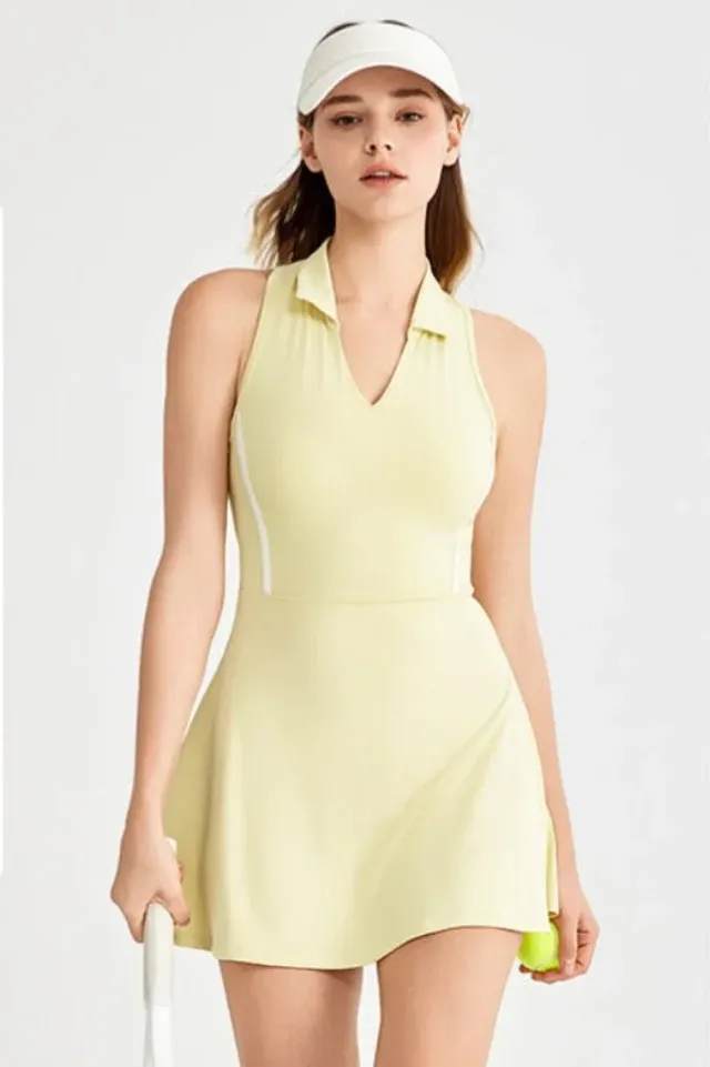 Eva Padel & Tennis Dress with Separate Shorts and Built-in Bra with Removable Pads