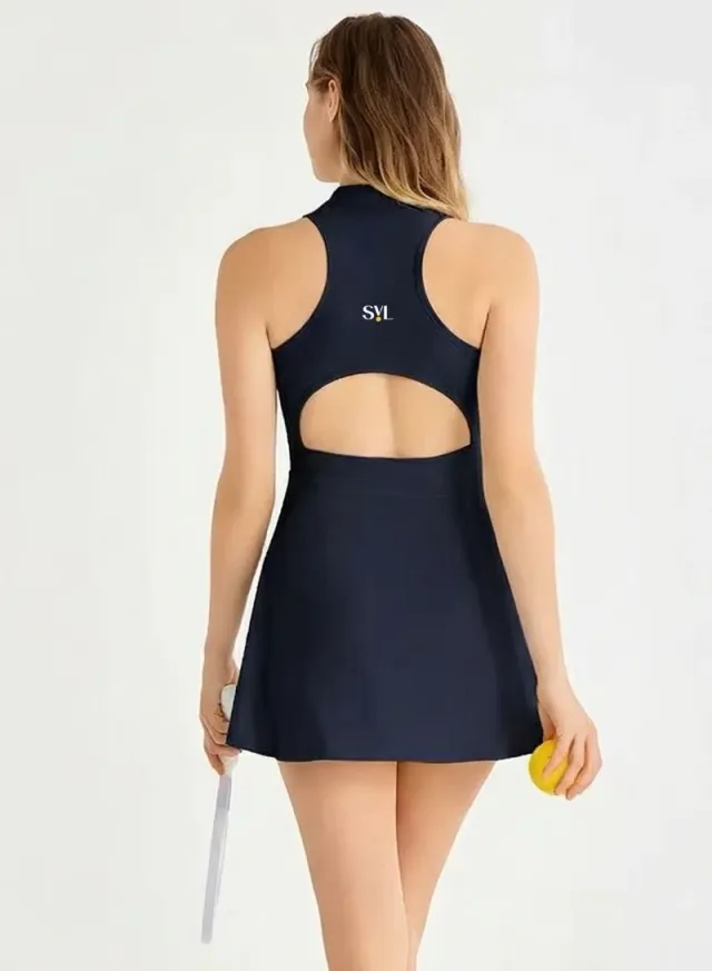 Eva Padel & Tennis Dress with Separate Shorts and Built-in Bra with Removable Pads – صورة 5