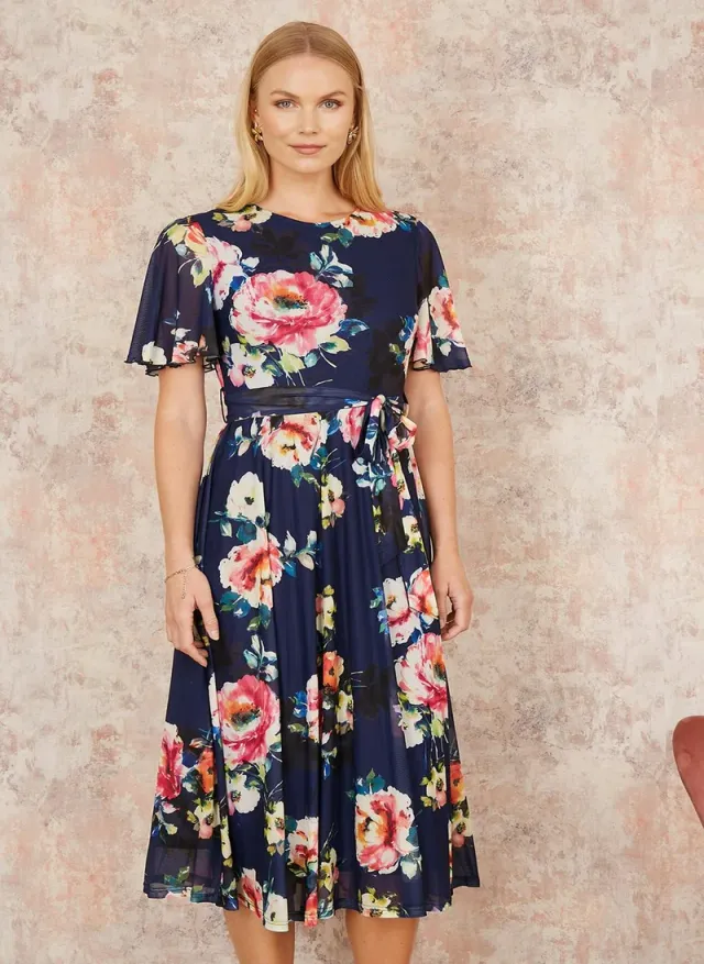 Floral Chiffon Dress