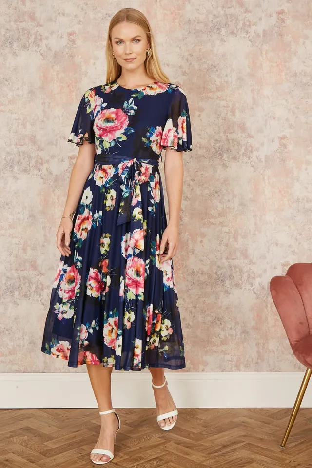 Floral Chiffon Dress – image 2
