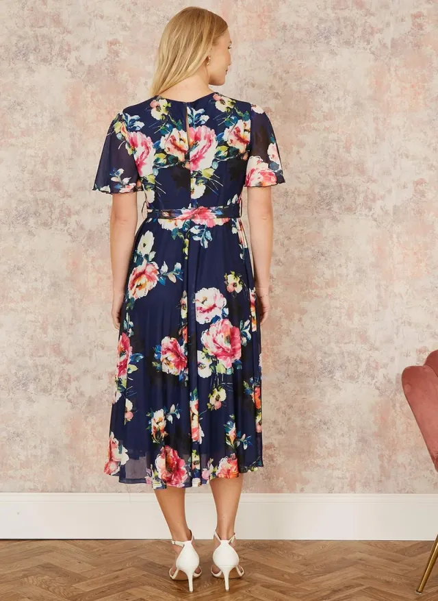 Floral Chiffon Dress – image 3