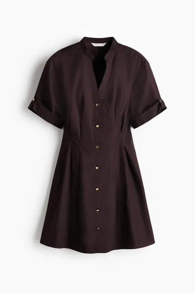 Waisted shirt dress – image 4