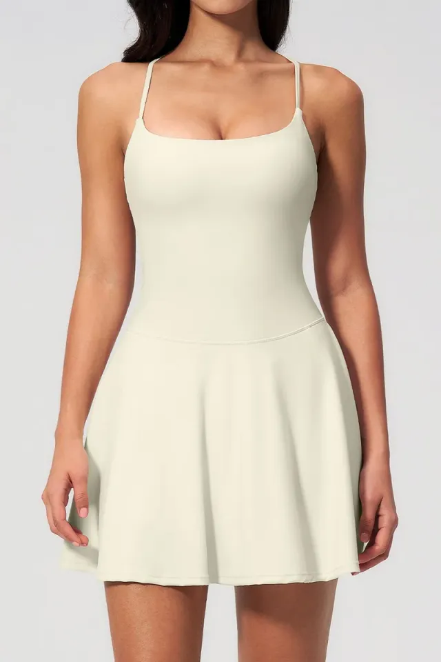 Isabella Padel & Tennis Dress with Built-in Shorts and Bra with Removable Pads