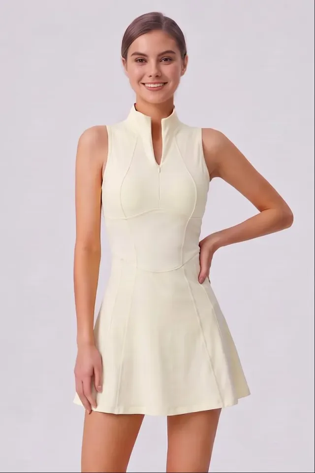 Valentina Padel & Tennis Dress with Separate Shorts and Built-in Bra with Removable Pads