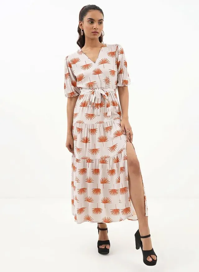 Floral Tiered Maxi Dress – image 2
