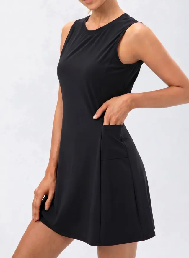 Maggy Padel & Tennis Dress with Separate Shorts – صورة 3