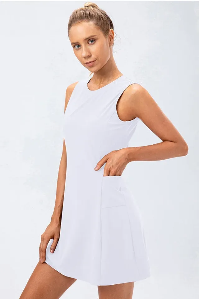 Maggy Padel & Tennis Dress with Separate Shorts – صورة 4