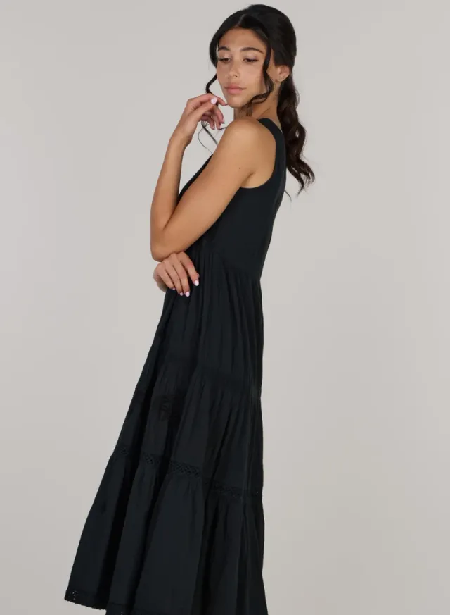 Giselle Hand Embroidered Midi Dress – image 3
