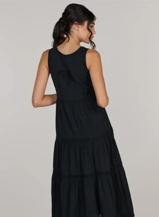 Giselle Hand Embroidered Midi Dress – image 4