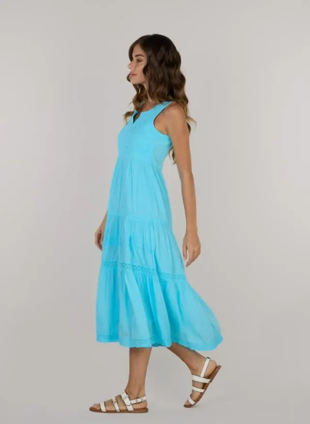 Giselle Hand Embroidered Midi Dress – image 2