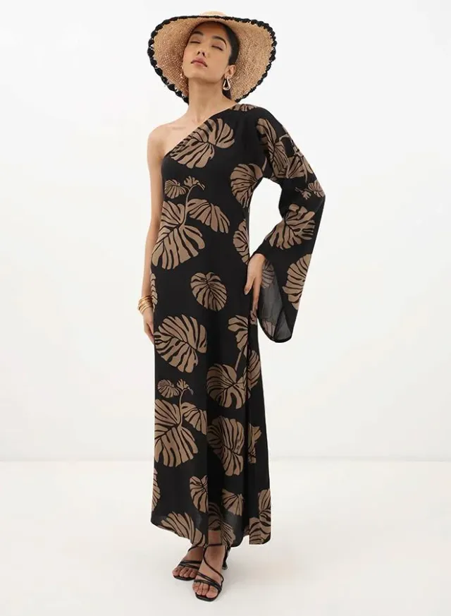Leaf Print Dress – image 5