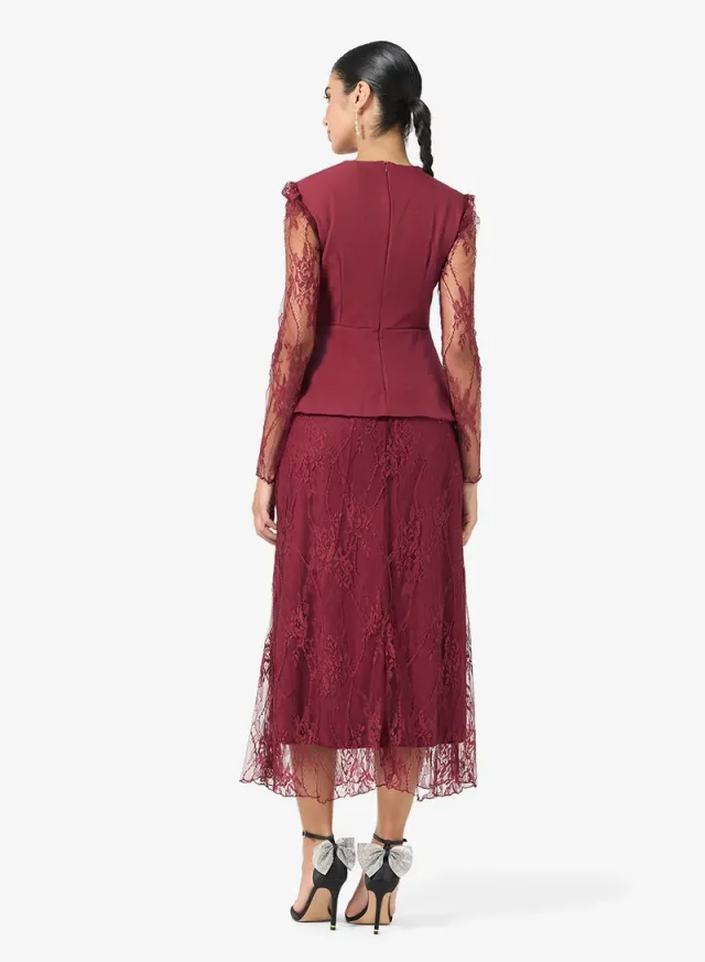 Lace Mock Top Dress – image 2