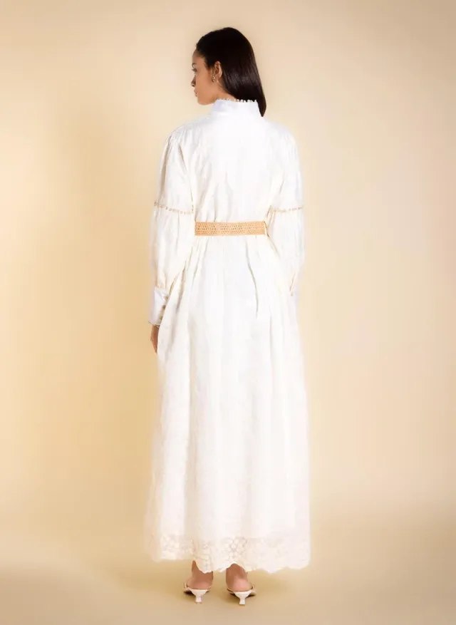 DETAILED EMBROIDERED MAXI DRESS – صورة 4