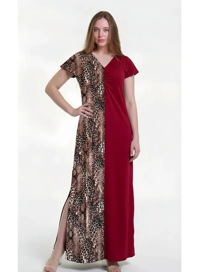 Women Printed cotton dress - Home Wear