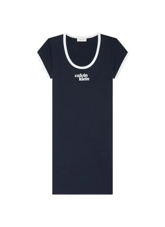 Cotton Stretch Logo T-shirt Dress – image 5