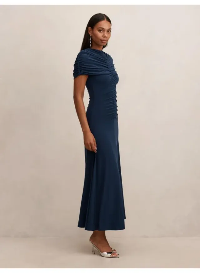 Amara Ruched Jersey Midi – image 4