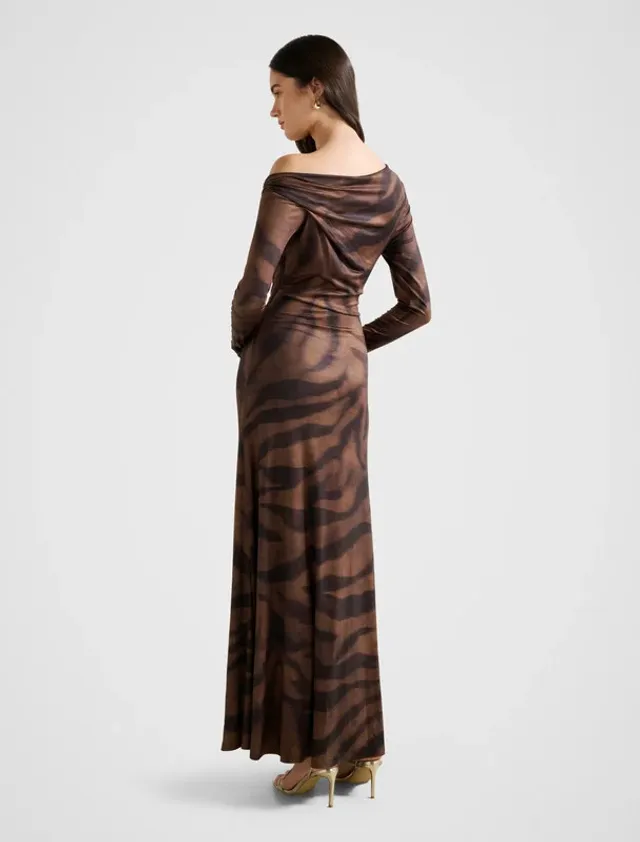 Aimee One Shoulder Print Maxi – image 4