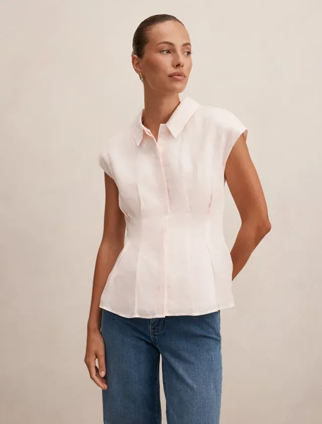 Carina Pleated Shirt