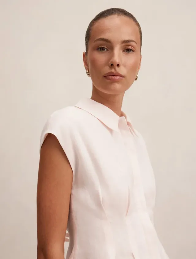 Carina Pleated Shirt – صورة 4
