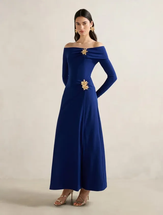 Fletcher Bardot Long Sleeve Maxi – صورة 2