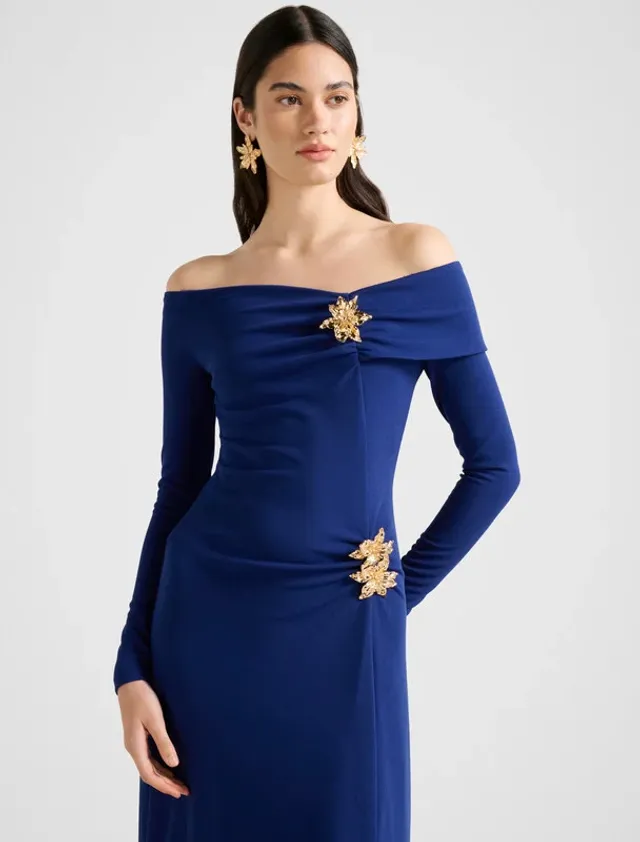 Fletcher Bardot Long Sleeve Maxi – صورة 5