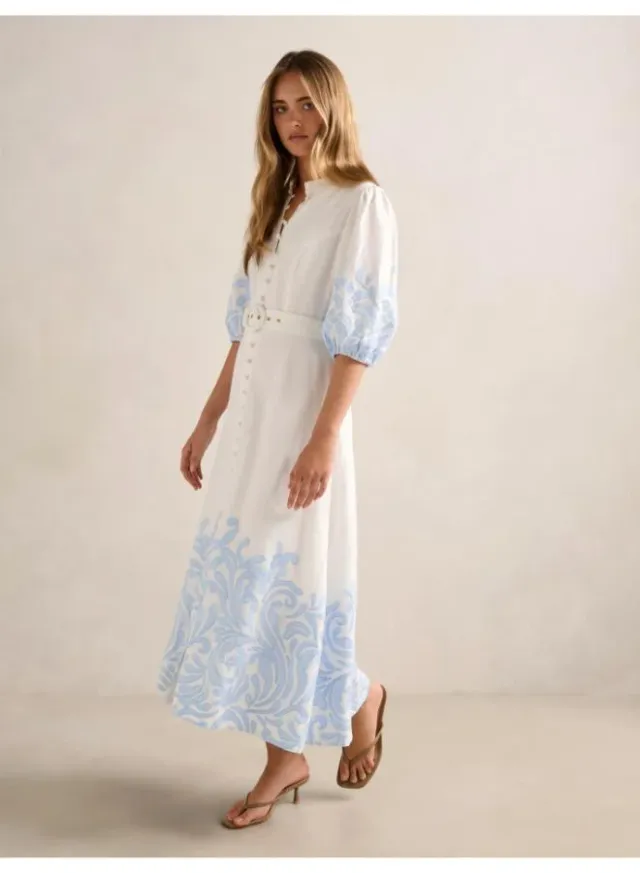 Esther Embroidered Midi Dress – image 3