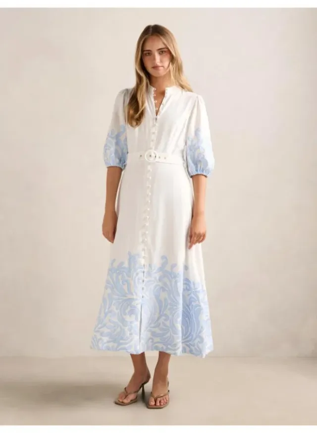 Esther Embroidered Midi Dress – image 5