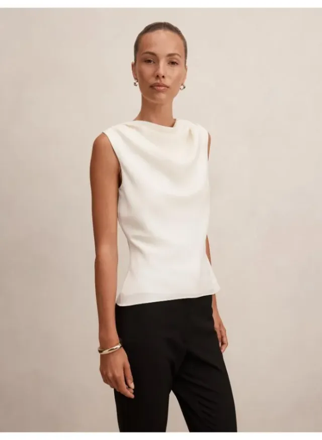 Scout Sleeveless Drape Top – image 3