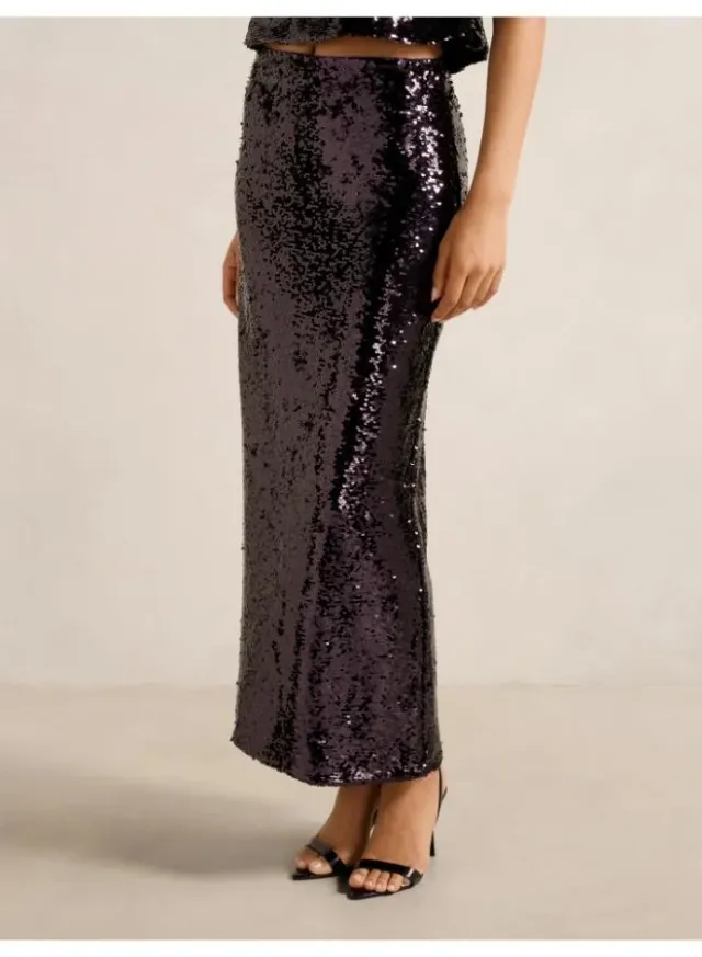 Nora Sequin Midi Skirt – image 3