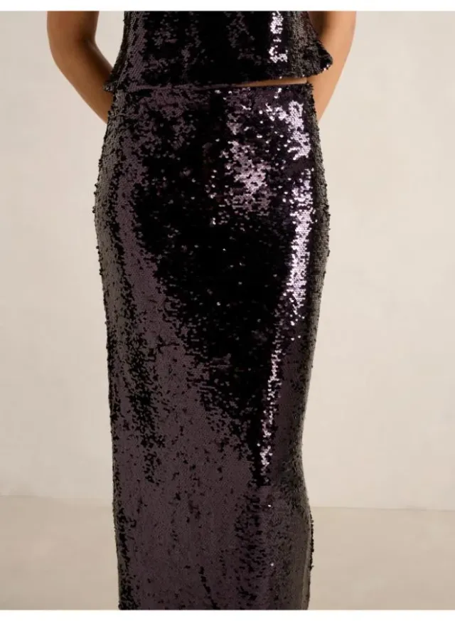 Nora Sequin Midi Skirt – image 4