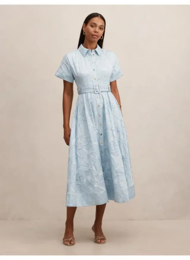 Judith Jacquard Shirt Dress