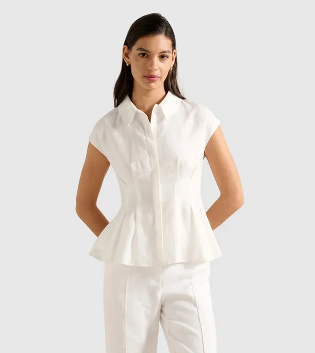 Carina Pleated Shirt