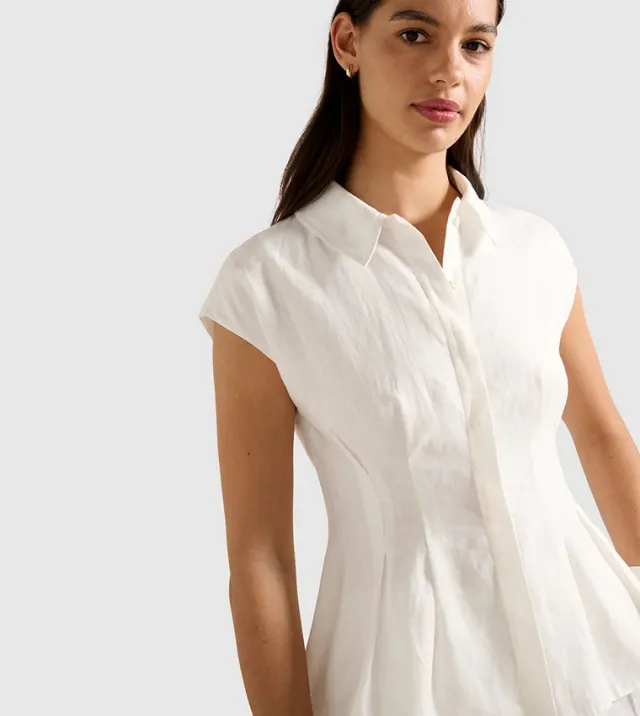Carina Pleated Shirt – صورة 3