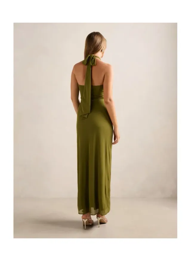 Jayni Halter Hardware Midi Dress – صورة 4