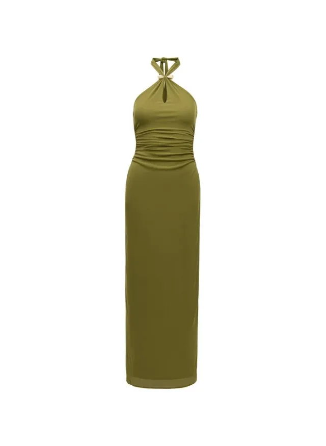 Jayni Halter Hardware Midi Dress – صورة 2