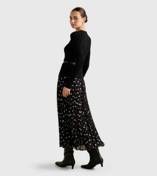 DAPHNE Waistcoat Knit Midi Dress – image 2