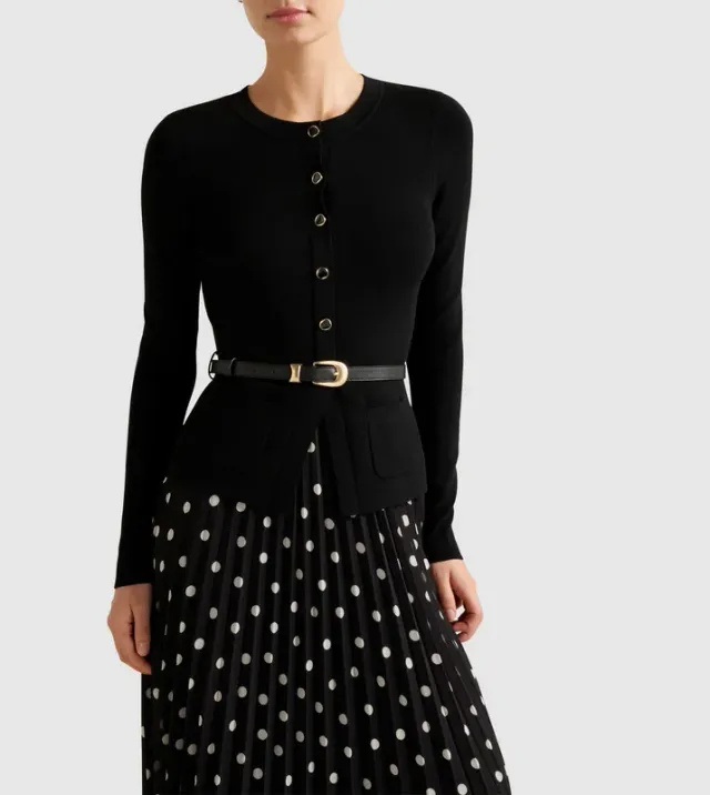 DAPHNE Waistcoat Knit Midi Dress – image 3