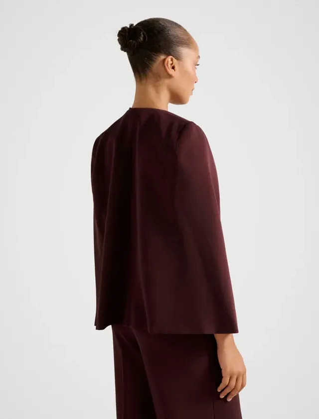 Ja7587A-Plum Women's Woven Jacket – صورة 3