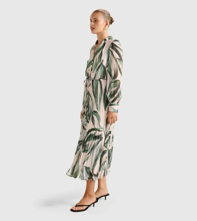 ANNABEL Button Through Midi Dress – صورة 4
