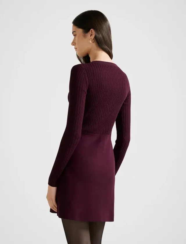 Issie L/S Knit Mini Dress – صورة 4