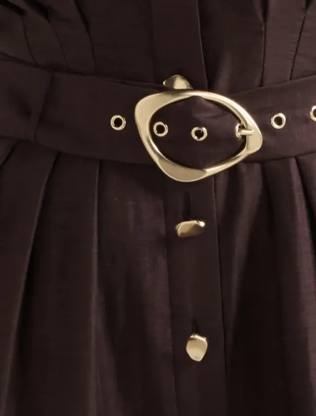 Evelyn Seam Detail Midi – صورة 4