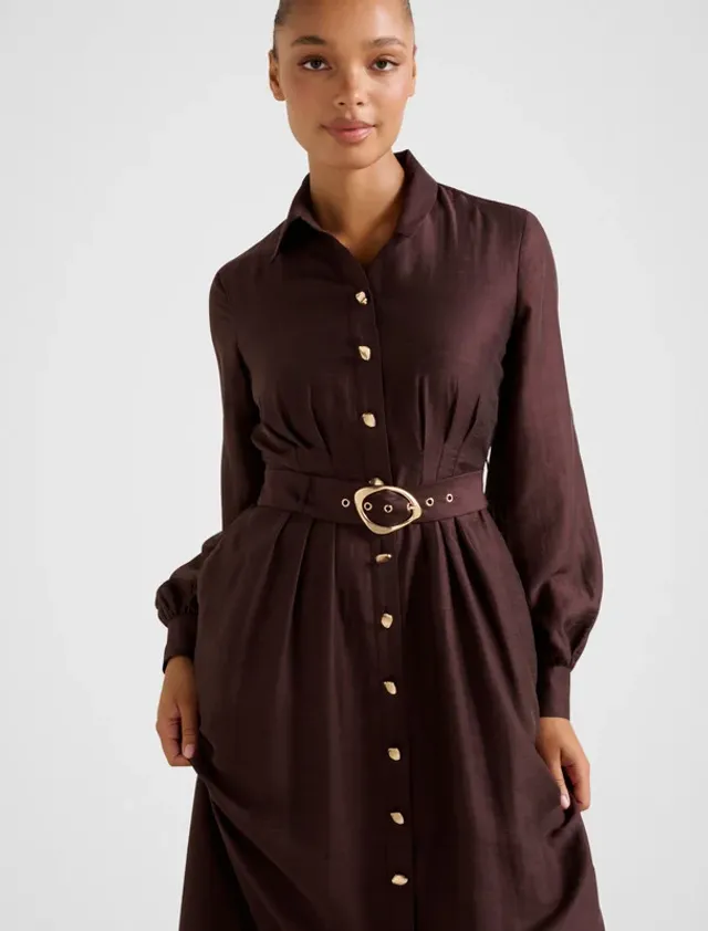 Evelyn Seam Detail Midi – صورة 5