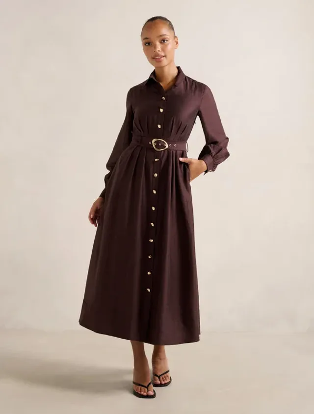 Evelyn Seam Detail Midi – صورة 7