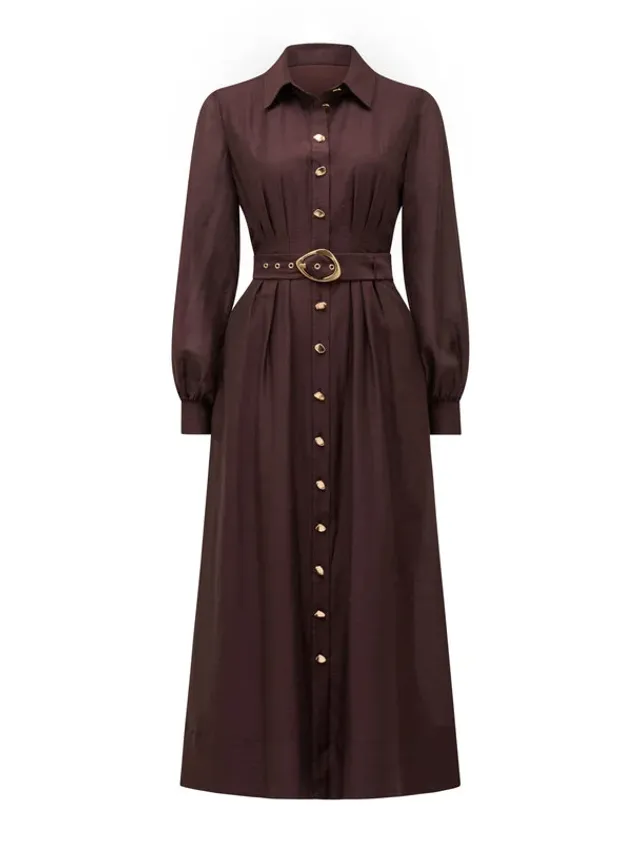 Evelyn Seam Detail Midi – صورة 8