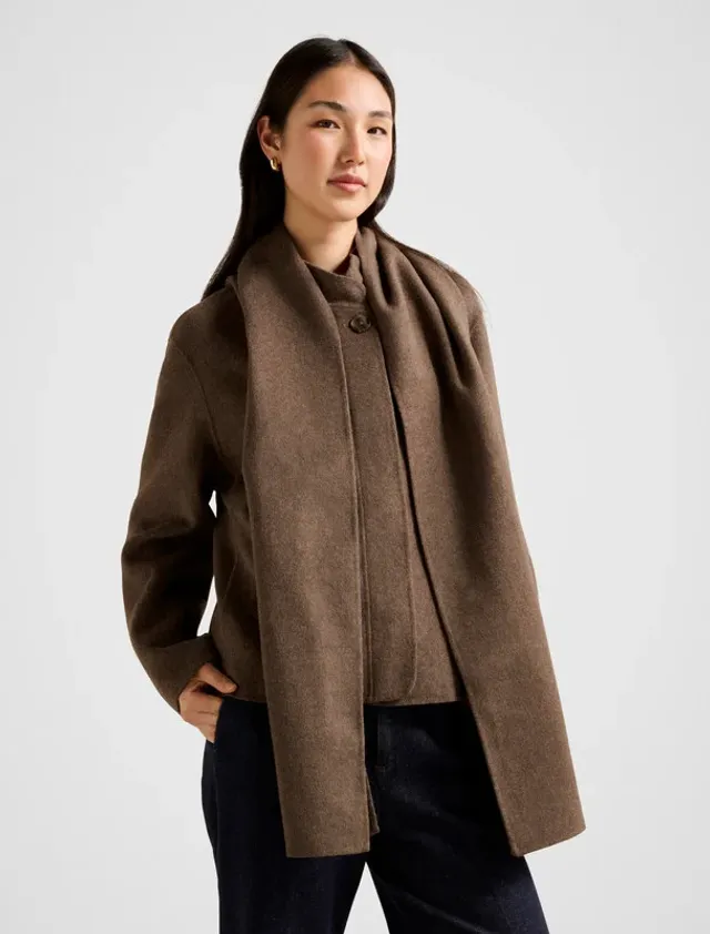 Sutton Scarf Coat – صورة 5