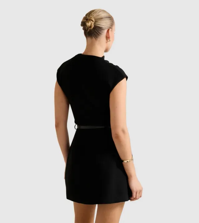 NATALIE High-Neck 2-in-1 Mini Dress – صورة 3