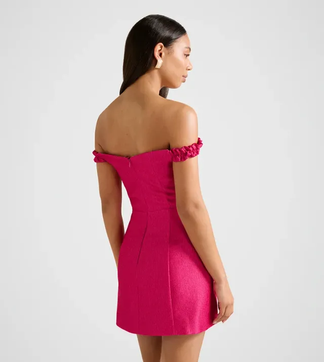 Mandy Bardot Ruffle Mini – image 3